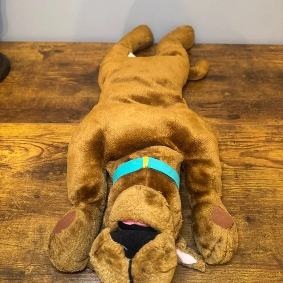 Scooby Doo Cartoon Network 2000 Jumbo Talking Plush Play By Play Flat Laying‎ - Picture 4 of 11